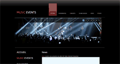 Desktop Screenshot of musicevents.fr